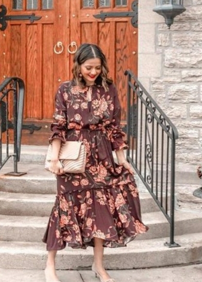 NWT! Johanna Ortiz Crêped Maxi Dress - Picture 7 of 12